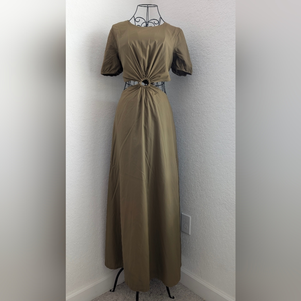 STAUD Calypso Cut Out Dress